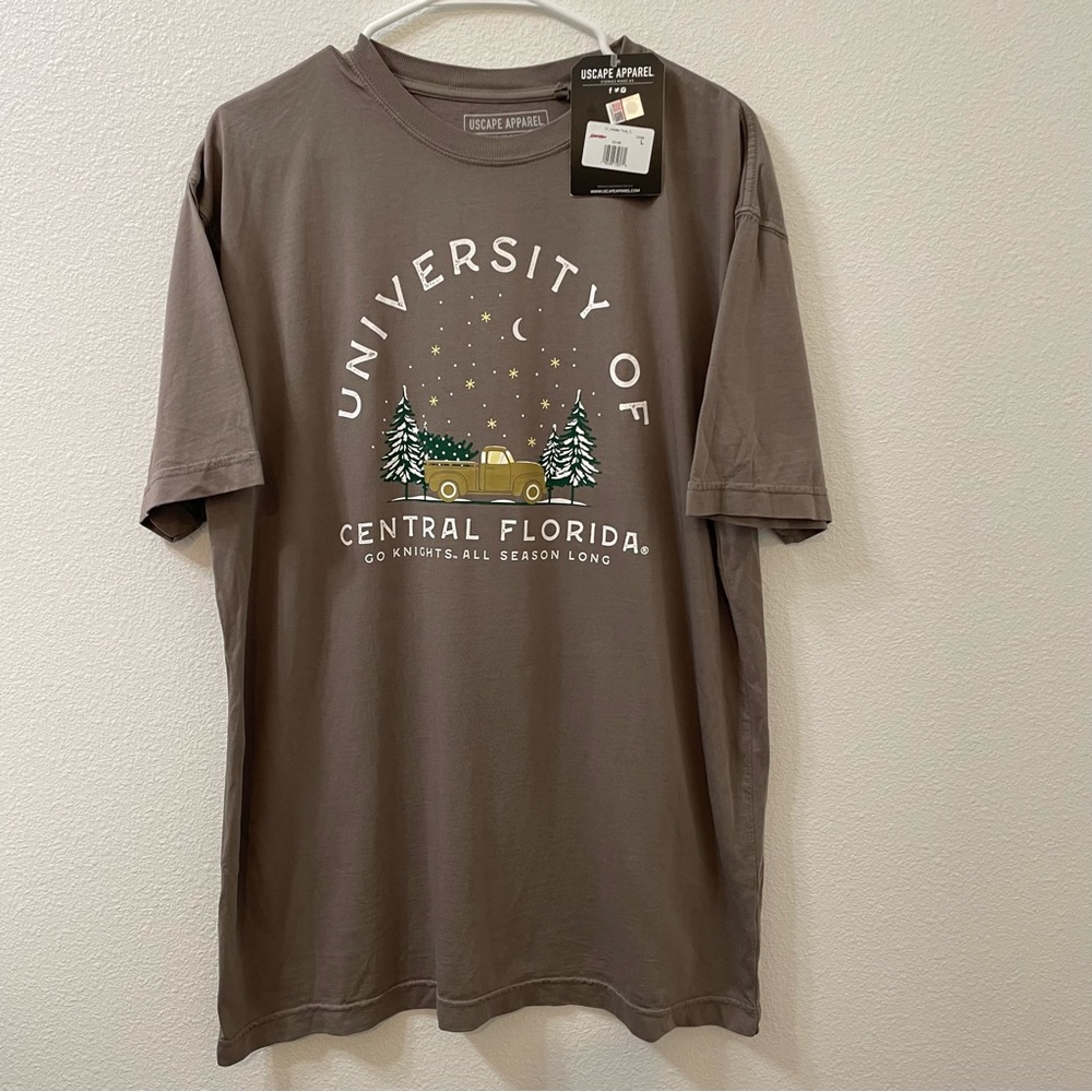 USCAPE ucf Christmas shirt tan new with tag